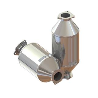 New Aftermarket International Maxxforce 7/DT Non-Serviceable DPF with Gaskets Only