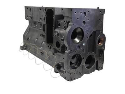 Rebuilt Cummins ISL Engine Block (Requires .010 Liner Shims, Included)