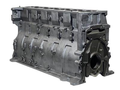 Rebuilt Cummins ISX15 Engine Block