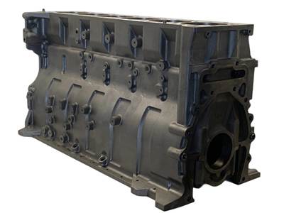 Rebuilt Cummins X15 Engine Block