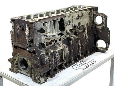 Rebuilt Detroit Diesel DD13 Engine Block (Requires .030 Liner Shims, Included)