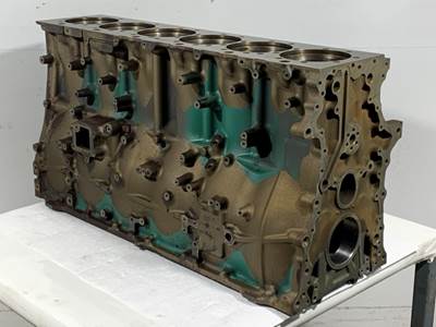Rebuilt Volvo D13H Cylinder Block