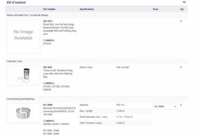 New Aftermarket Cummins ISX15Out Of Frame Overhaul Kit