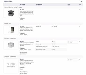 New Aftermarket Cummins ISX15 Out Of Frame Overhaul Kit