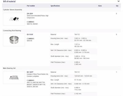 New Aftermarket Cummins N14 Celect Out Of Frame Overhaul Kit