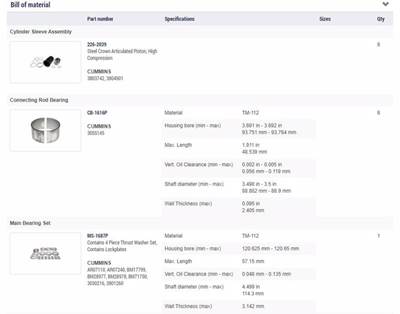 New Aftermarket Cummins N14 Celect Out Of Frame Overhaul Kit