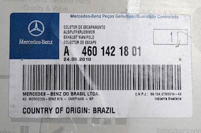 New Mercedes Exhaust Manifold End