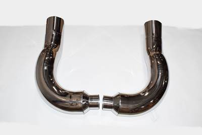 New Aftermarket Peterbilt 389 8"-5" Double Bend Elbow Set
