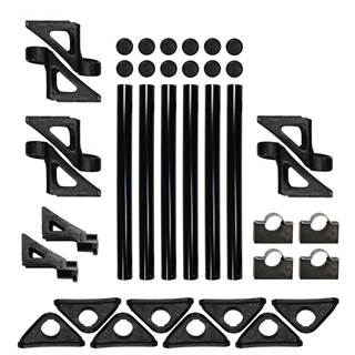 New Aftermarket Fleet Engineers Premium Quick Pick Mount Kit for Spray Master Classic  DRC Series Fenders in Black Primed Steel