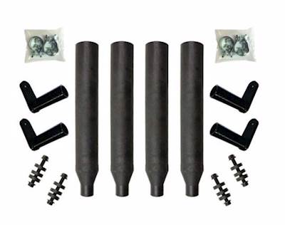 New Aftermarket Minimizer Plastic 26" Bolt On Fender Paddle Brackets