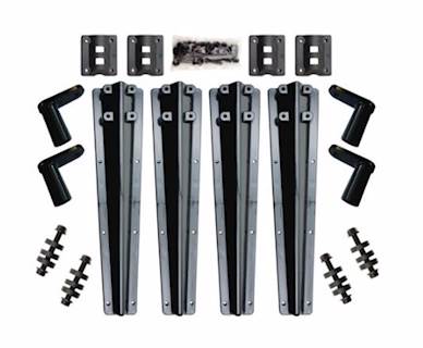 New Aftermarket Minimizer Plastic Bolt On Carbon Fiber Fender Brackets