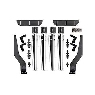 New Aftermarket Minimizer Liquid Platinum Plastic Bolt on Bracket Kit