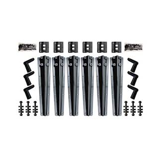 New Aftermarket Minimizer Plastic Bolt On Brackets Carbon Fiber