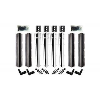 New Aftermarket Minimizer Liquid Platinum Plastic Bolt On Bracket Kit