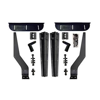 New Aftermarket Minimizer Black Plastic Bolt On Brackets