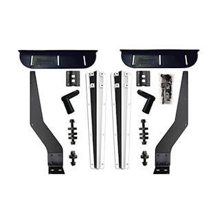 New Aftermarket Minimizer Liquid Platinum Plastic Bolt On Brackets