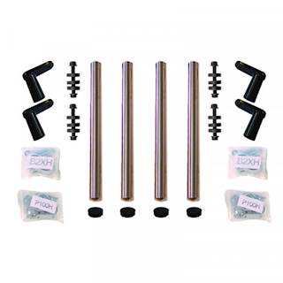 New Aftermarket Minimizer Stainless Steel Bolt On Bracket Kit