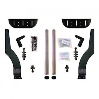 New Aftermarket Minimizer Stainless Steel Bolt On Bracket Kit