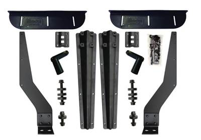 New Aftermarket Minimizer Plastic Bolt On Fender Bracket Set