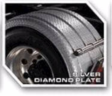 New Aftermarket Minimizer Diamond Plate Silver 2260 Fender Kit