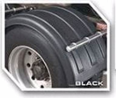 New Aftermarket Minimizer Black Poly Fender Single Axle Set