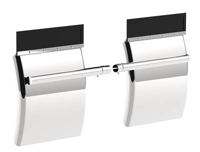 New Aftermarket Universal Stainless Steel 1/4 Fender Set