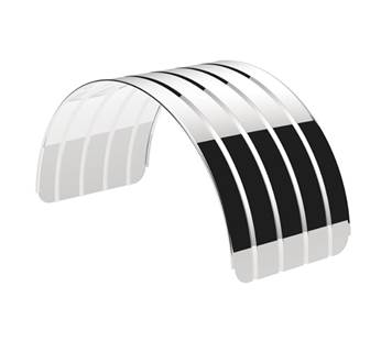 New Aftermarket 80" Stainless Steel Full Fender Pair