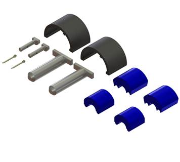 New Aftermarket Fontaine 6000 Series Fifth Wheel Poly Bushing Kit