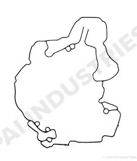New Aftermarket International DT466E Outer Cover Gasket