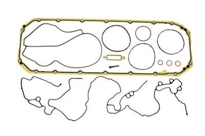 New Aftermarket International DT466E Front Cover Front Half Gasket Set