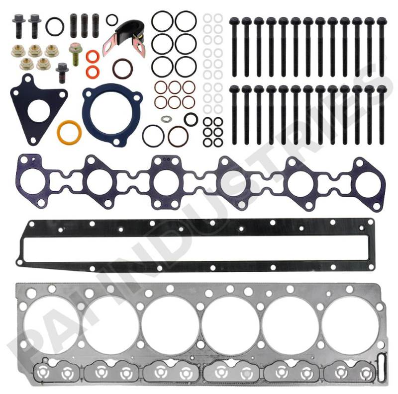 New Aftermarket International DT466E Head Gasket Set w/ Head Bolts For