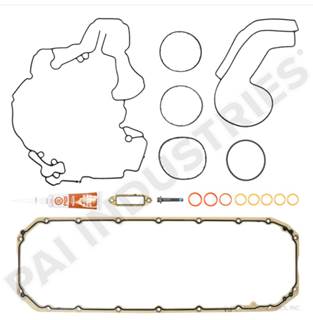 New Aftermarket International DT466E Front Cover Gasket Set