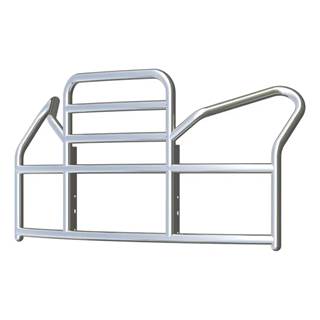 New Aftermarket Freightliner Cascadia Protec Edge S.S Polished Grille Guard w/Fog & Radar