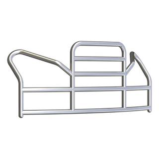 New Aftermarket Freightliner Cascadia Protec Edge S.S Polished Grille Guard w/o Fog & Radar