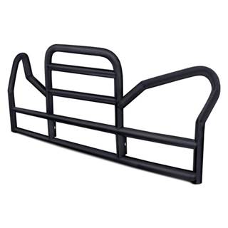 New Aftermarket Freightliner Cascadia Protec Edge Black Grille Guard w/o Fog & Radar