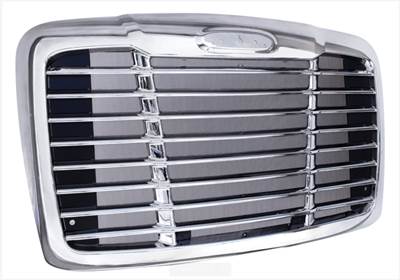 New Aftermarket Freightliner Cascadia Front Grille with Bug Screen, Part # GSFR030