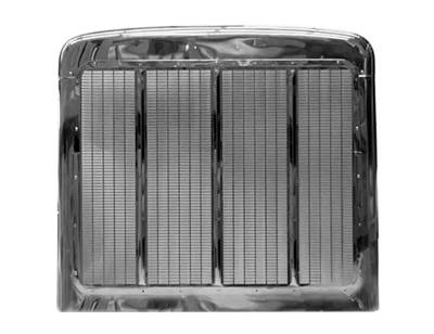 New Aftermarket Peterbilt 378 Stainless Steel Grille Assembly