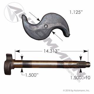 New Aftermarket Leland LH Brake Camshaft