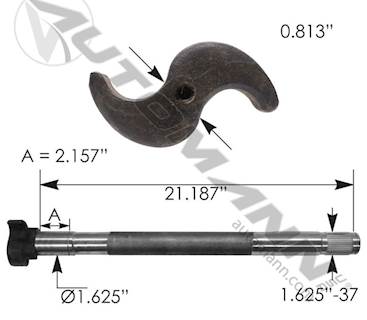 New Aftermarket Leland LH Brake Camshaft