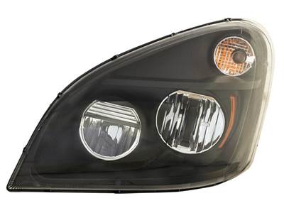 New Aftermarket Freightliner Cascadia LH Black LED Headlight