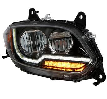 New Aftermarket International LT RH Black LED Headlight