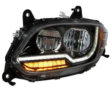 New Aftermarket International LT LH Black LED Headlight