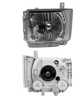 New Aftermarket Isuzu LH Headlamp Assembly