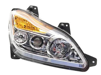 New Aftermarket Kenworth T680 RH Halogen Chrome Headlight