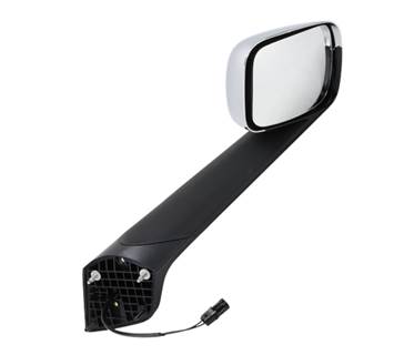 New Aftermarket Freightliner Cascadia RH Chrome Hood Mirror