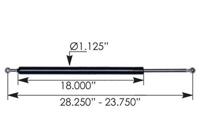 New Aftermarket Freightliner Business Class M2 Hood Shock