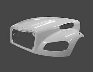 New Aftermarket Freightliner Business Class M2 106 Hood Shell