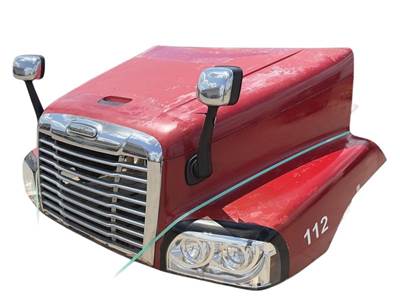 Used 2007 Freightliner CST 120 Hood, Red, 58" Centerline, Part # A1715092008