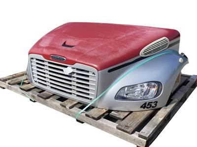 Used 2011 Freightliner Business Class M2 Hood, Red/Silver, 39.00" Centerline