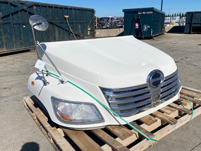 Used 2008 Hino 338 Hood, White, 48.00" Centerline